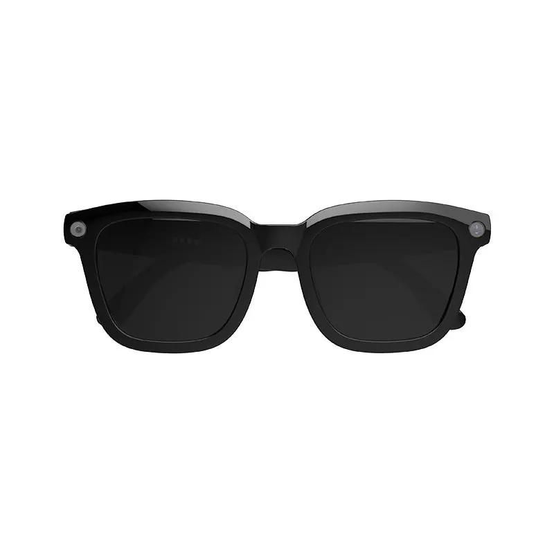 HeyCyan Onyx Black AI Smart Glasses with built-in camera on the temple on Tampa Home & Garden Store