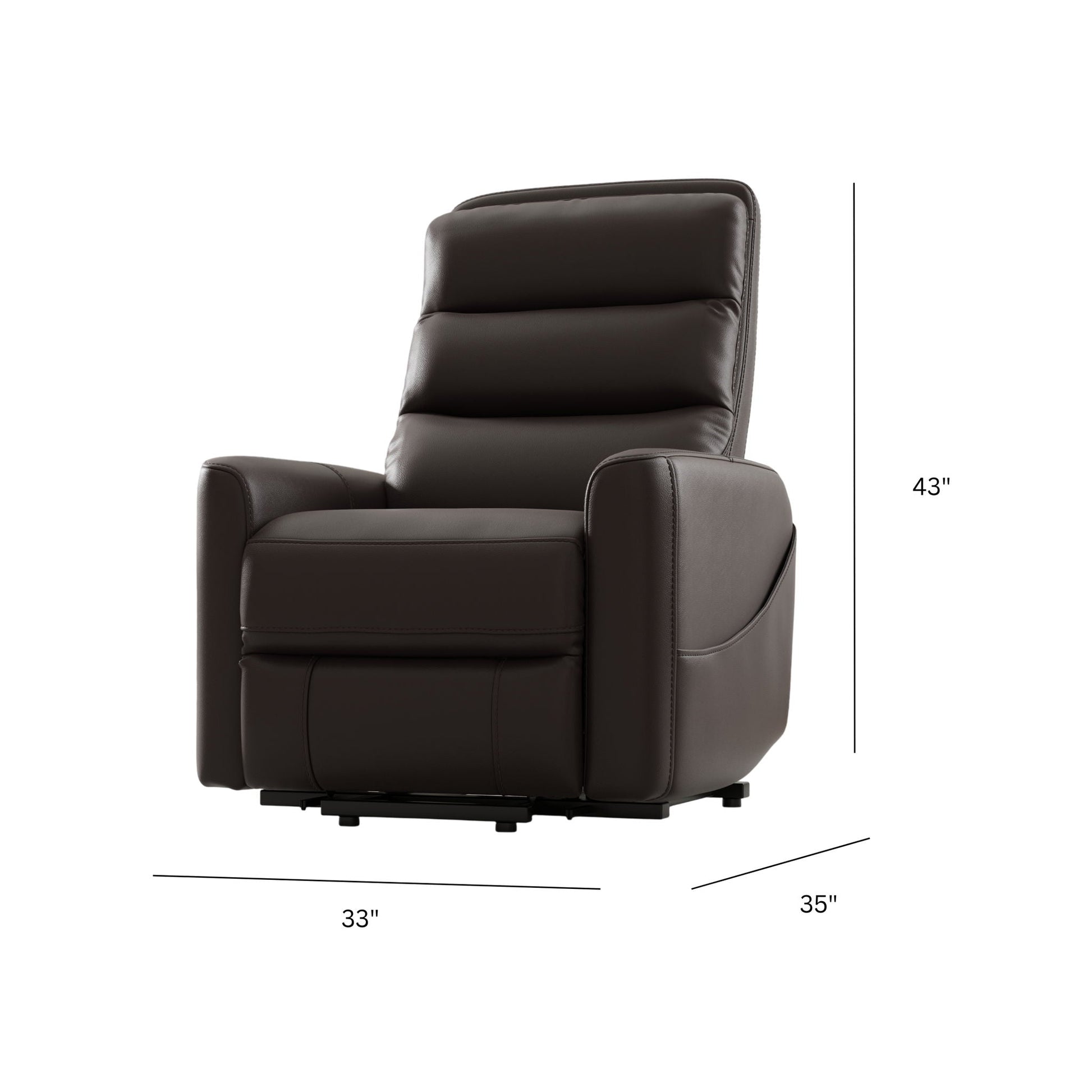 Bentley Power Lift Chair by HouseOfZazla with full recline and USB charging on Tampa Home & Garden Store