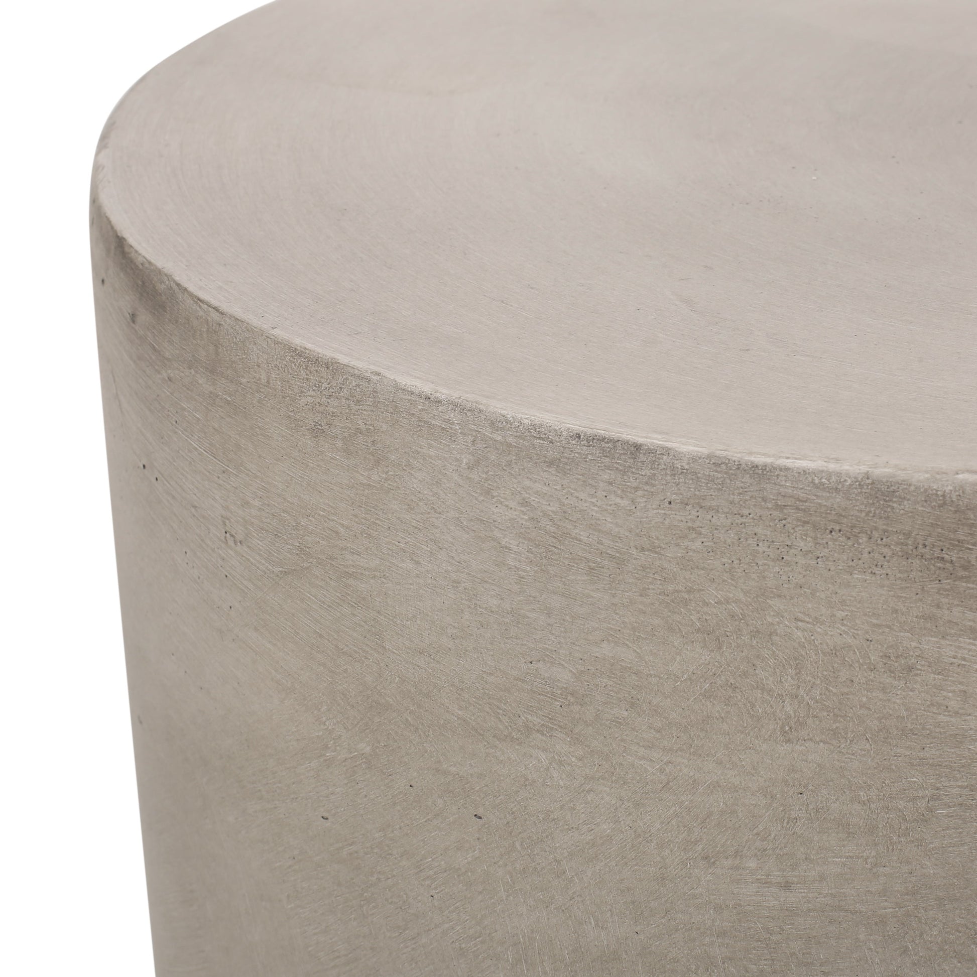 Outdoor lightweight concrete side table light gray by HouseOfZazla on Tampa Home & Garden Store