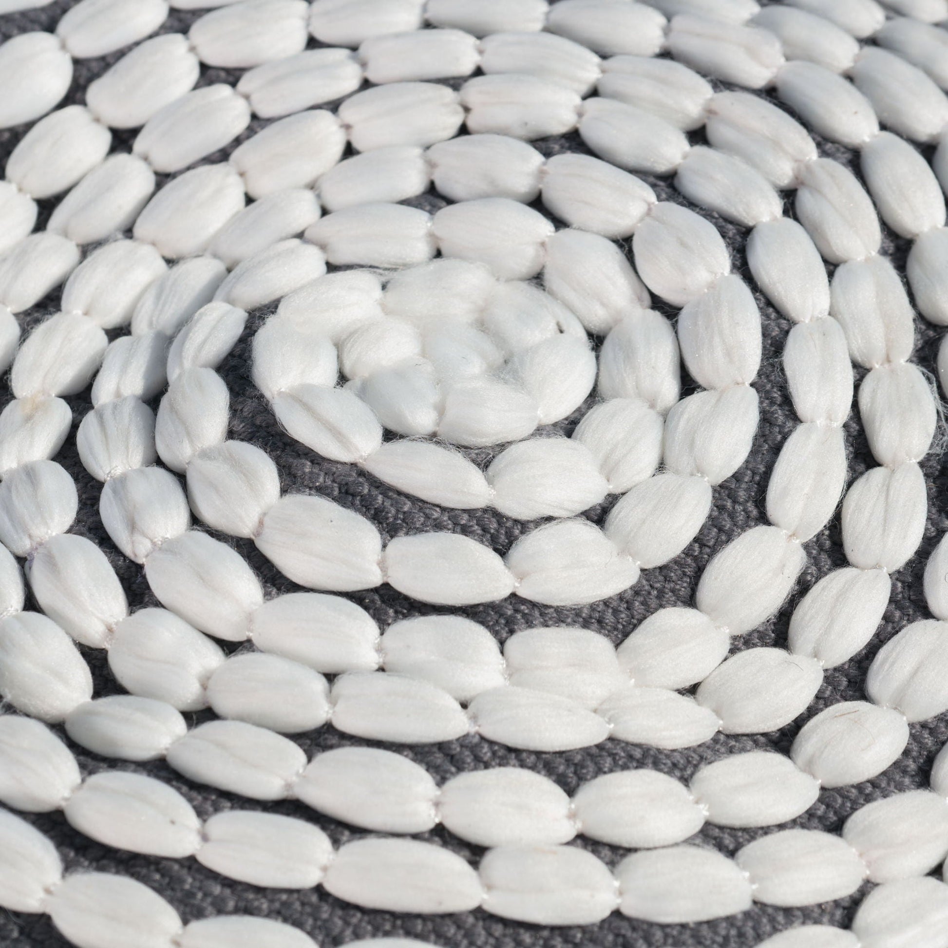 River Handcrafted Cylindrical Pouf in water resistant fabric ottoman by HouseOfZazla on Tampa Home & Garden Store