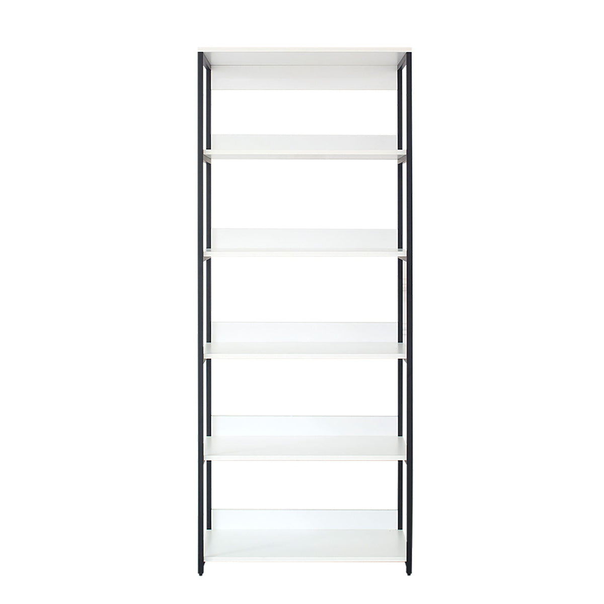 White Walk-In Closet with adjustable shelves and powder-coated metal frame Wardrobe on Tampa Home & Garden Store