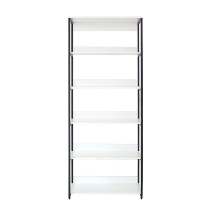 White Walk-In Closet with adjustable shelves and powder-coated metal frame Wardrobe on Tampa Home & Garden Store