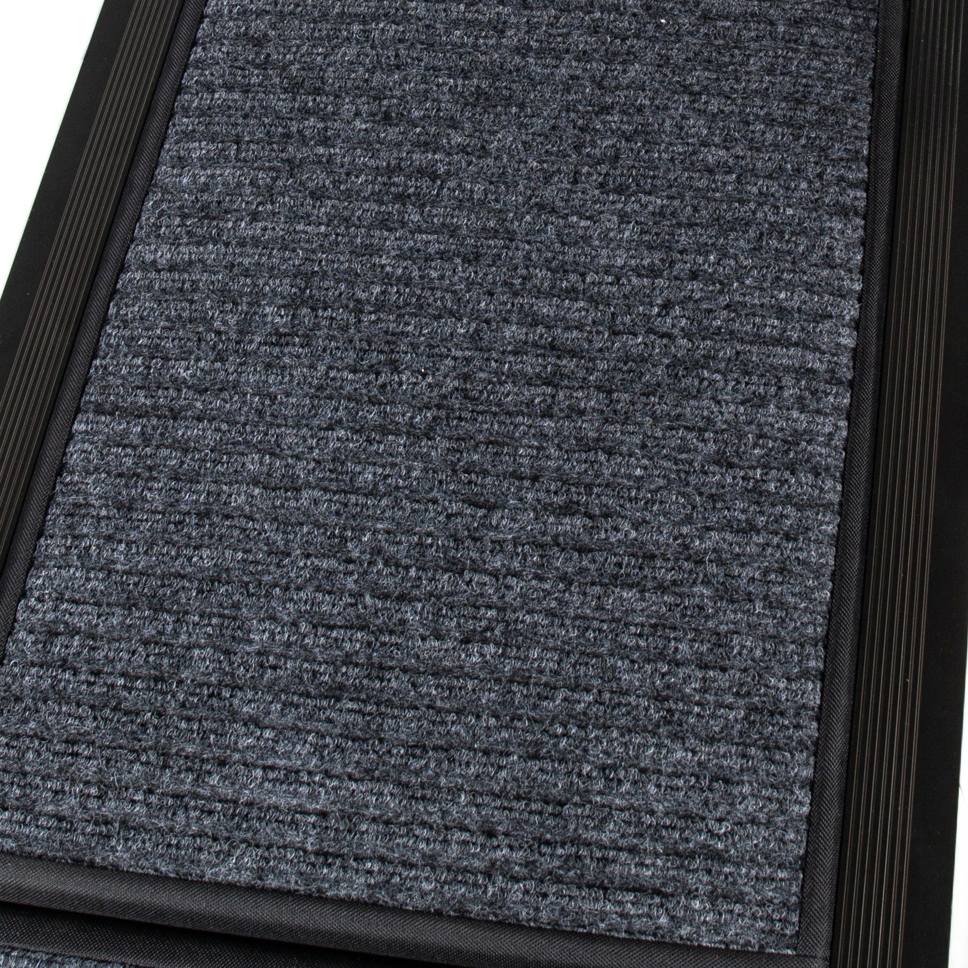 Folding Dog Ramp for Cars, grey carpeted surface, 63in long x 17.3in wide with black frame on Tampa Home & Garden Store