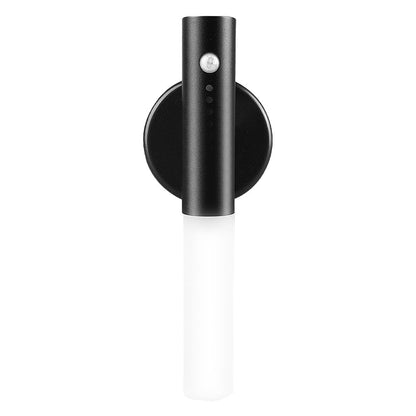 PIR motion sensor night light magnetic wall lamp rechargeable UpTrend Deals black with white LED on Tampa Home & Garden Store