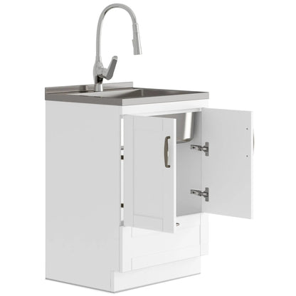 Reed Deluxe Laundry Cabinet with Pull-Out Faucet