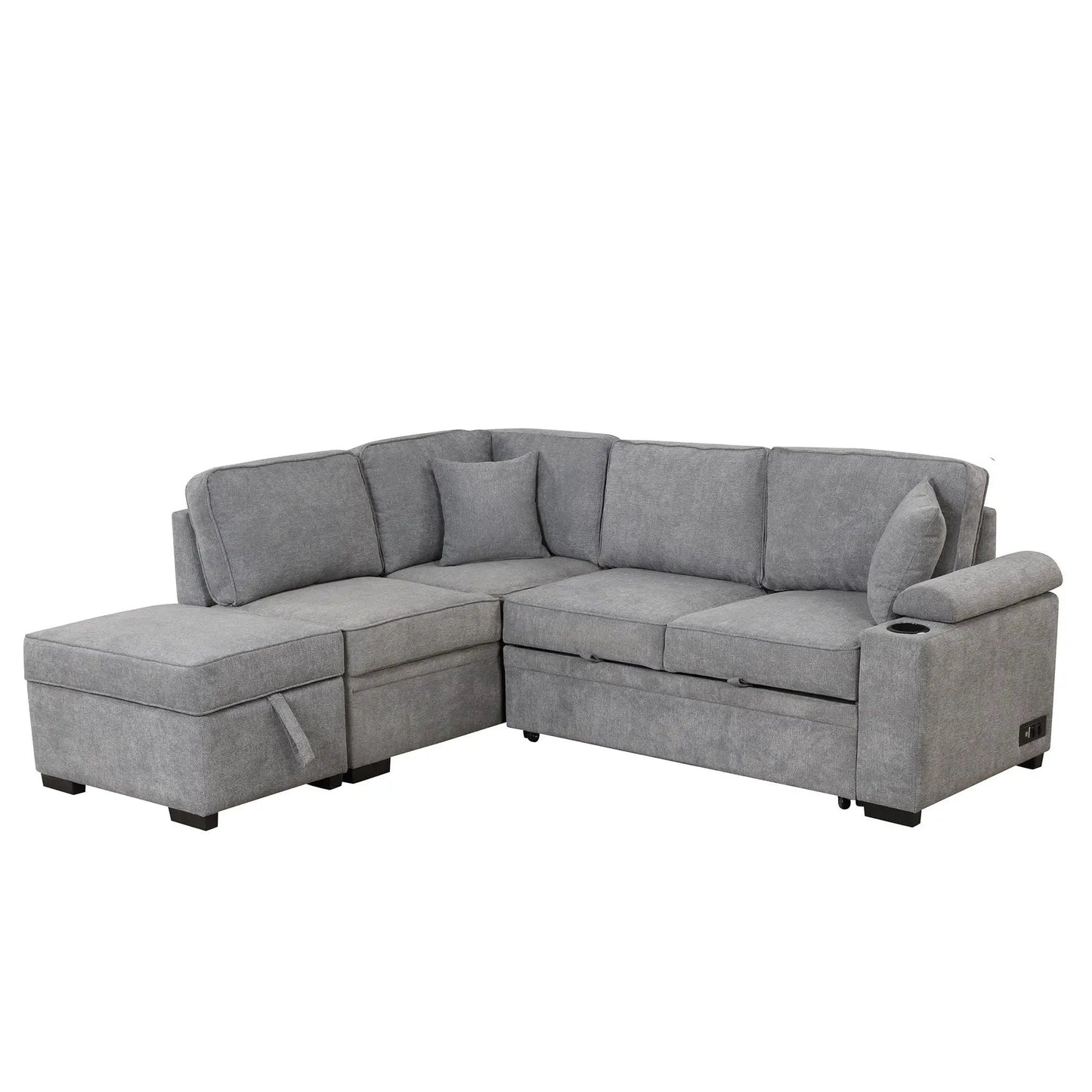 Sleeper Sofa Bed With Storage 2 In 1 Couch