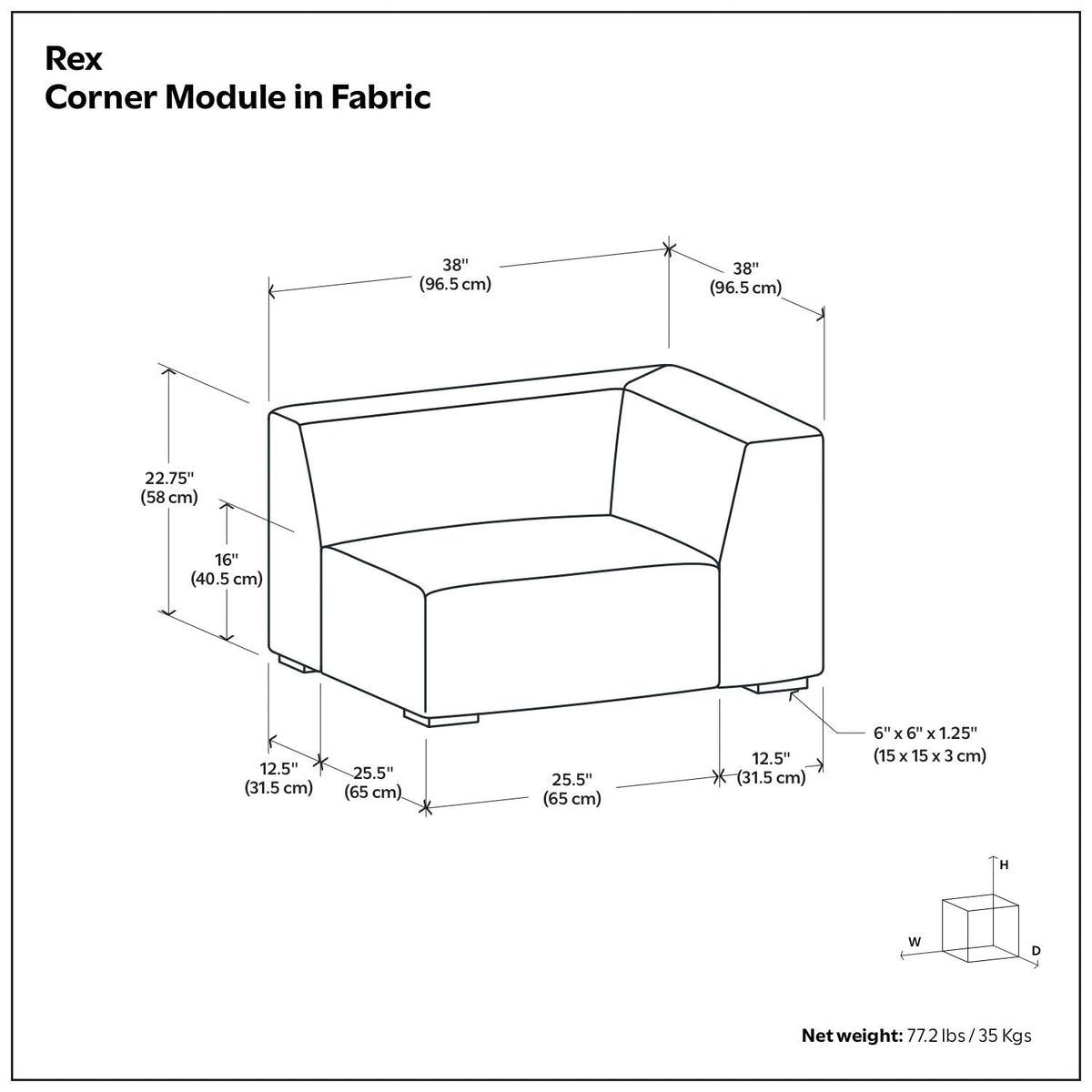 Rex Corner Sofa Module and the Modern Style