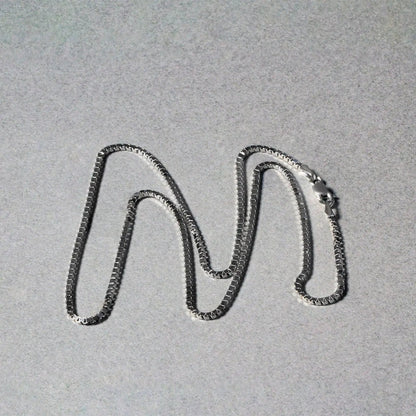14k white gold classic box chain necklace 1.4mm by Bids.com on Tampa Home & Garden Store
