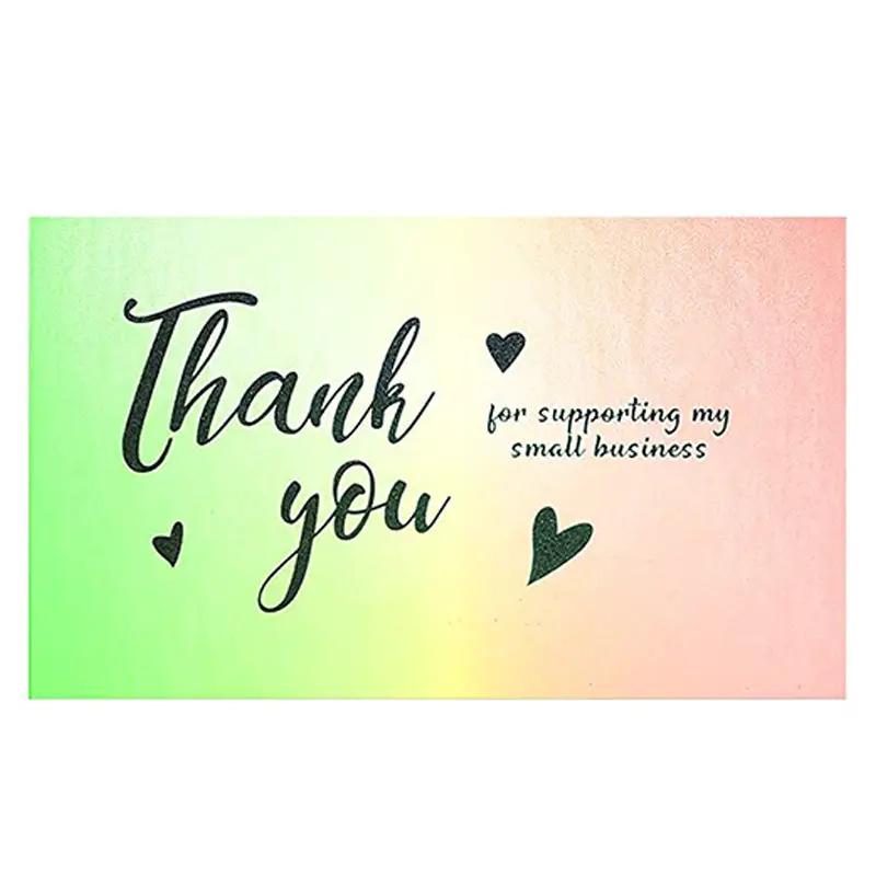 English Holiday Thank You Card for Do It Yourself