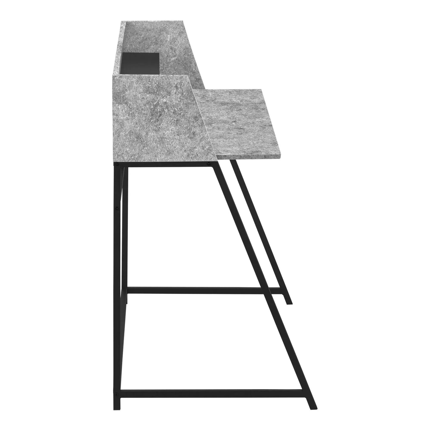 Marble Look Computer Desk for Home Office