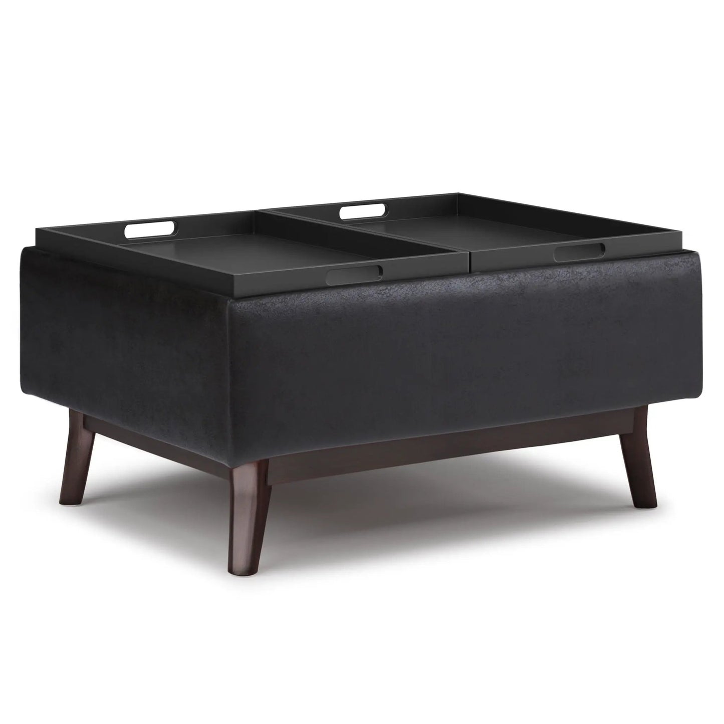 Owen Tray Top Small Coffee Table Storage Ottoman