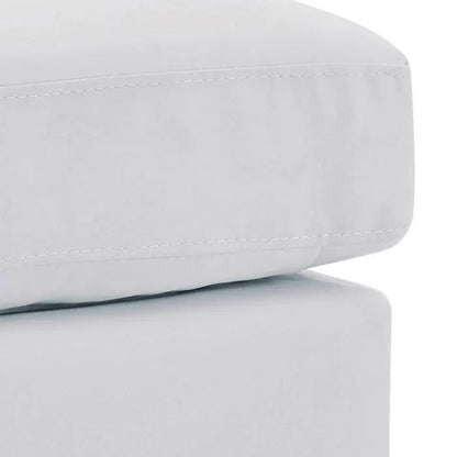 Casual Ottoman Stylish Spaces upholstered in light gray fabric by Unique Piece Furniture on Tampa Home & Garden Store