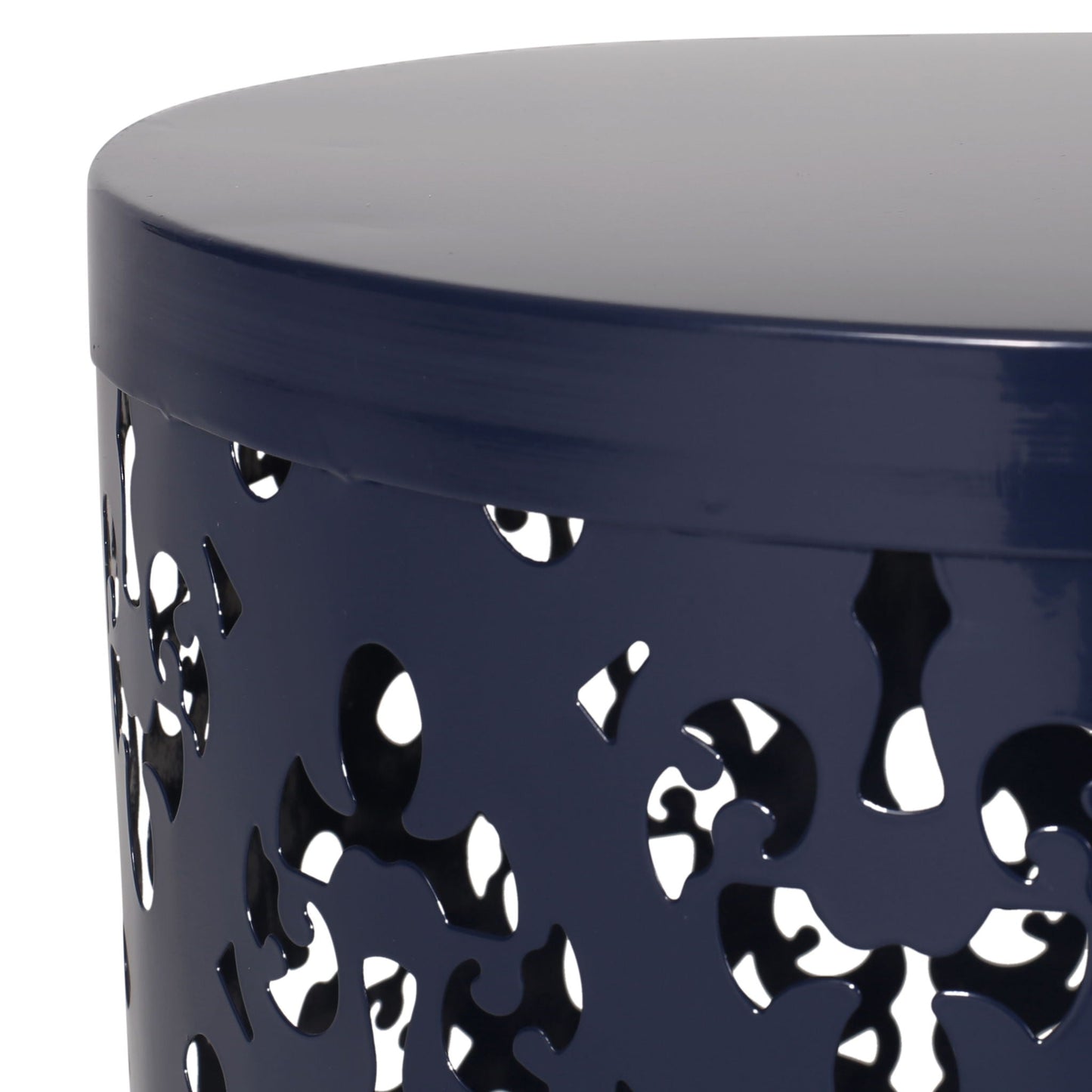 Modern Metal Outdoor End Table For The Patio