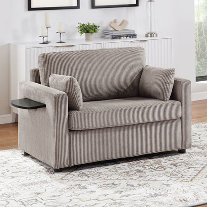 Foldable Sleeper Sofa with USB Ports and Storage