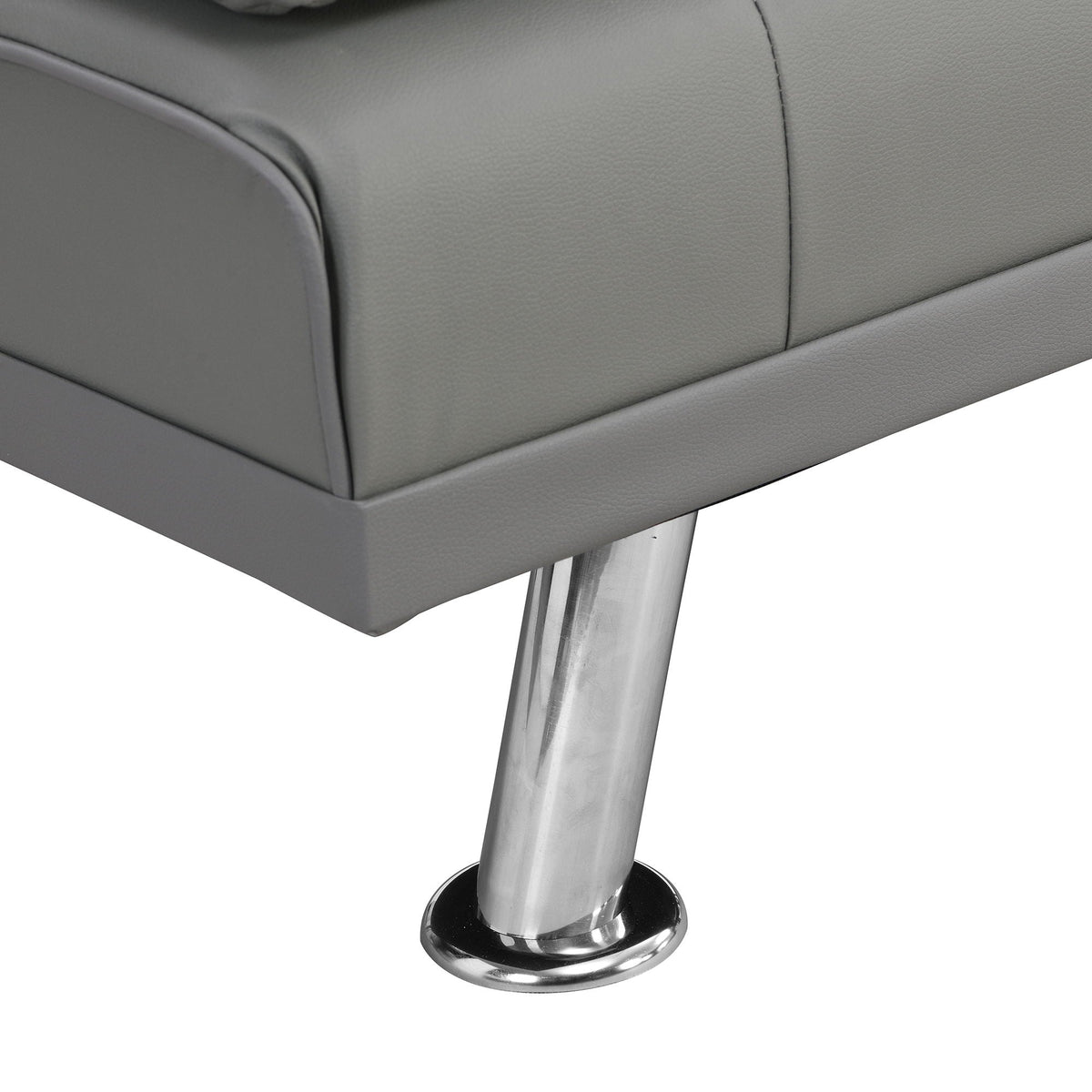 Modern Sofa Bed with Armrest and Wood Frame