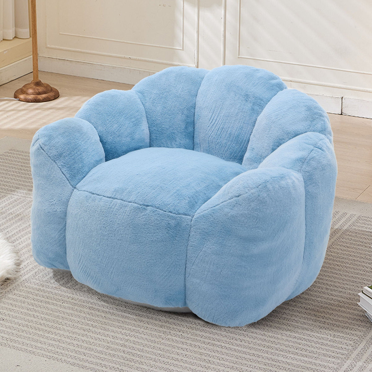 Elegant Lotus Style Pull Down Sofa with Legs
