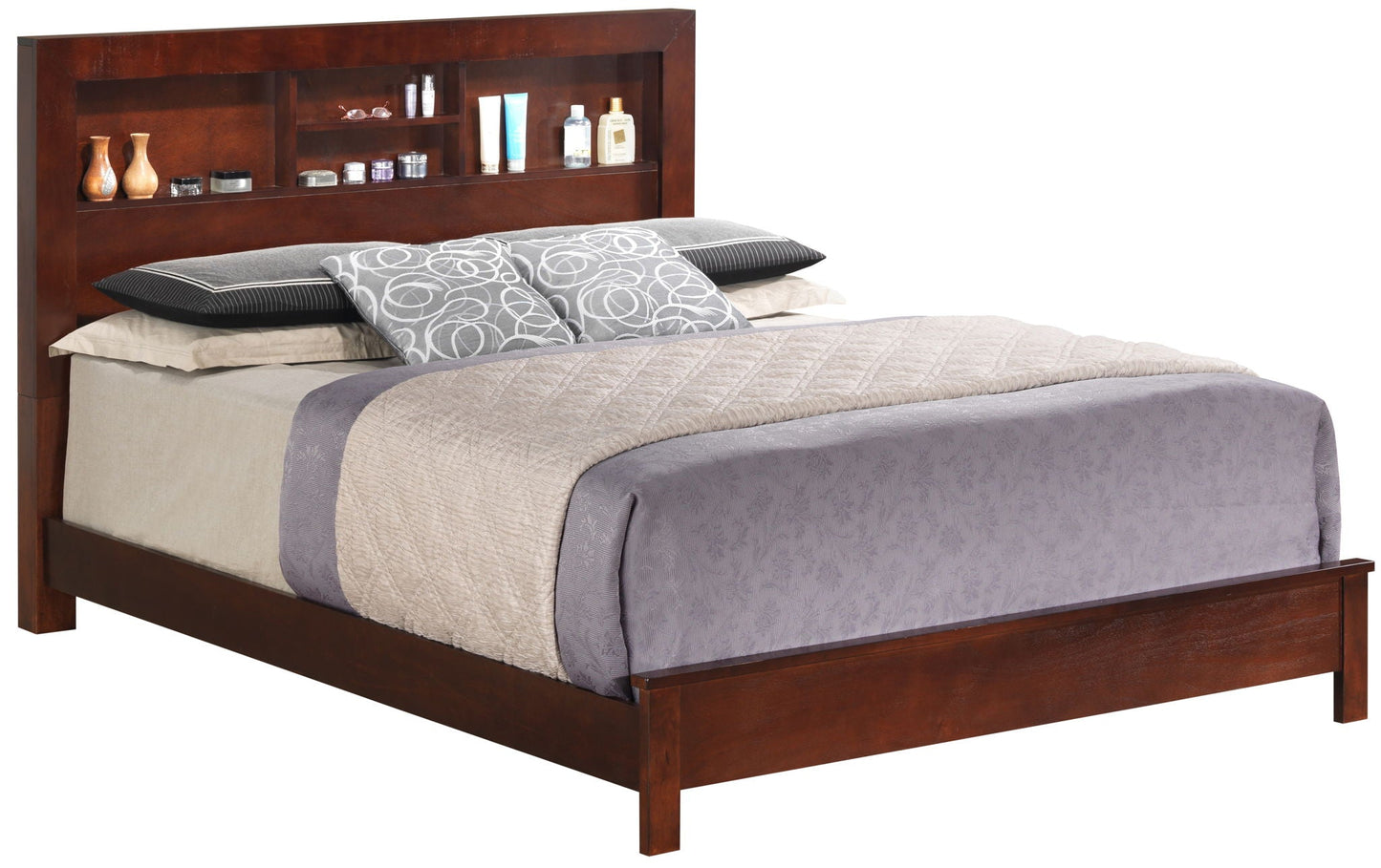 Stylish and Transitional Wooden Bed Frame
