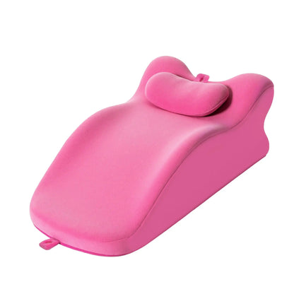 Ergonomic Posture Pillow for Spine Alignment pink bed pillow on Tampa Home & Garden Store