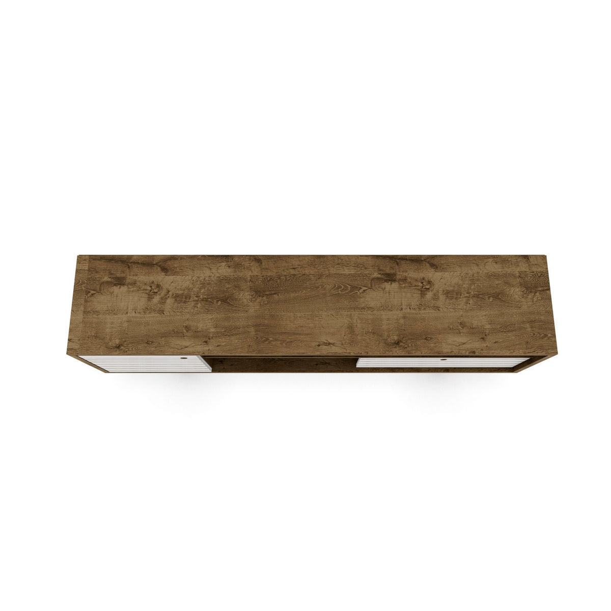 TV Stand with Wire Management and Smart Storage in wood finish by HouseOfZazla on Tampa Home & Garden Store