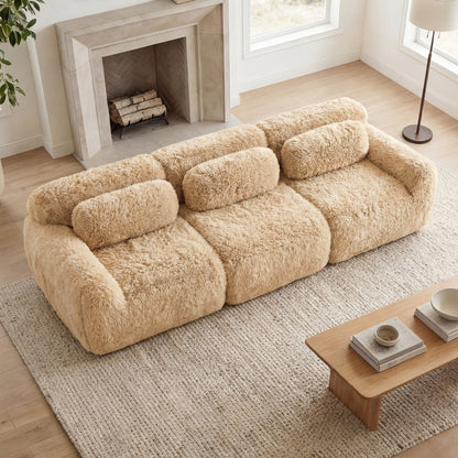 Soft and Fluffy Modular Sectional Sofa for Living