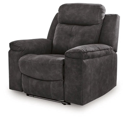 Brysonview zero-wall charcoal recliner by Unique Piece Furniture, space-saving comfort on Tampa Home & Garden Store