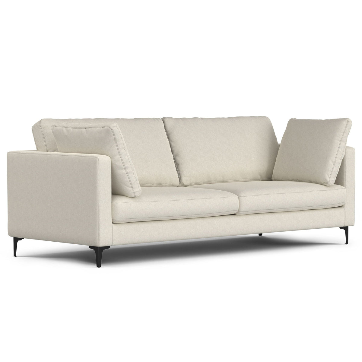 Ava Mid Century Modern Sofa and Ottoman Set