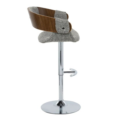 Elisa Mid Century Modern Barstool Swivel Set of 2