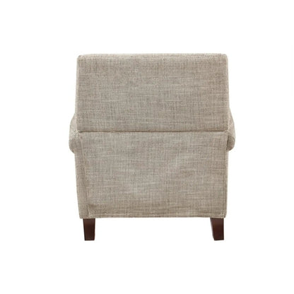 Julian push-back reclining chair by Unique Piece Furniture in sand fabric with wooden legs on Tampa Home & Garden Store
