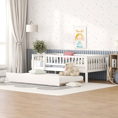 Multi Functional Wooden Daybed Frame Solid Pine