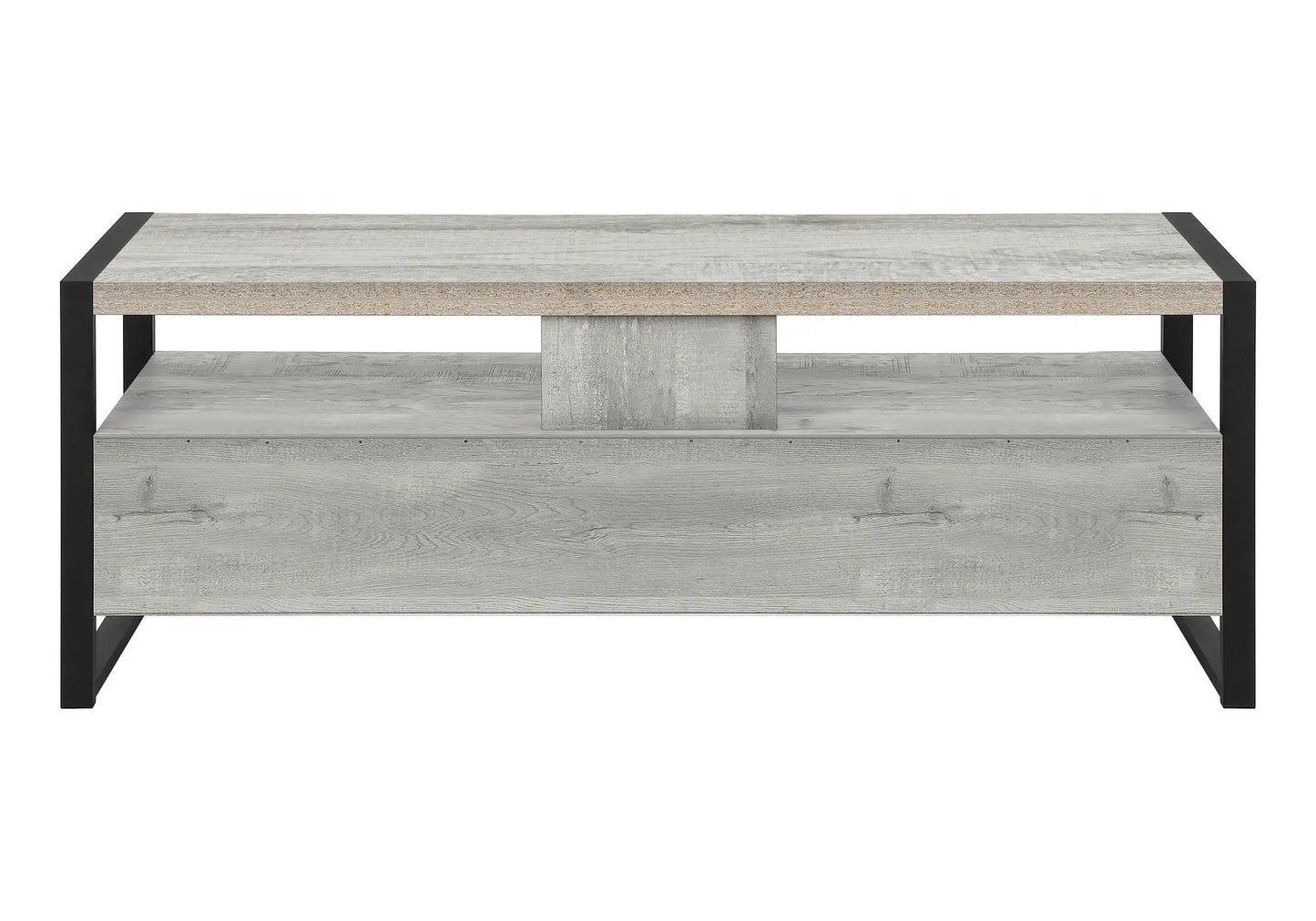 Tv Stand Console With Center Storage Drawers