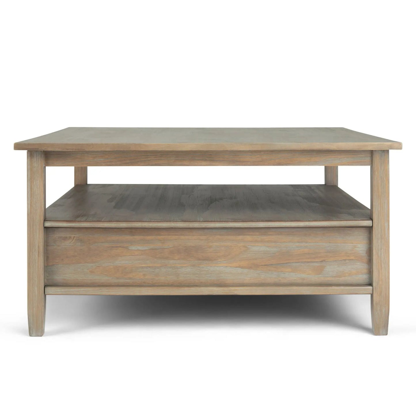 Warm Shaker handcrafted coffee table by Unique Piece Furniture with rustic finish on Tampa Home & Garden Store
