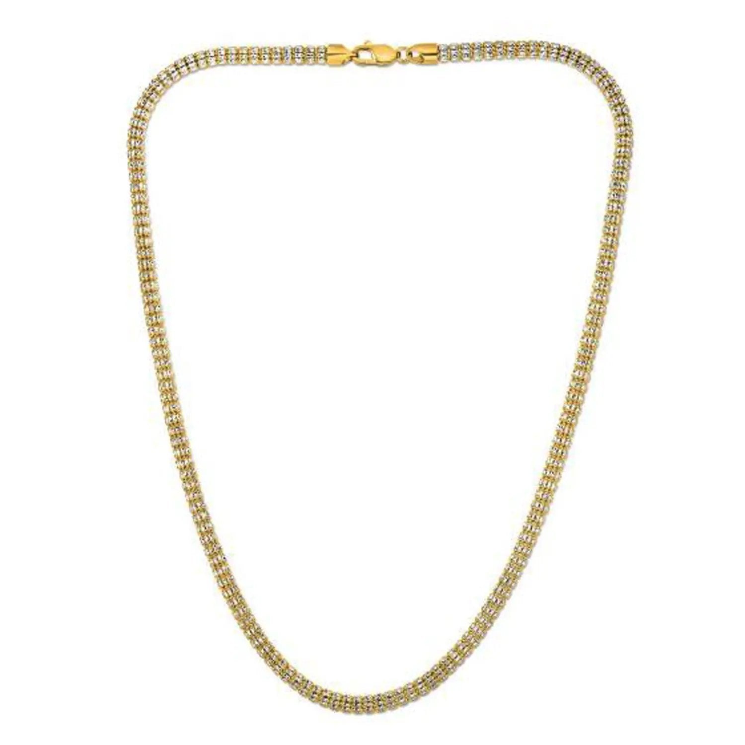 Ice Barrel Chain necklace 14k yellow gold 4.25 mm by Bids.com on Tampa Home & Garden Store