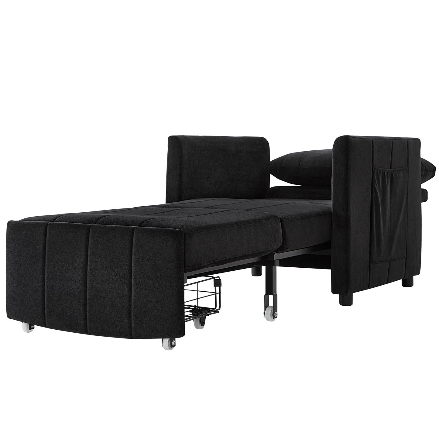 Convertible Sleeper Sofa and Storage Pockets