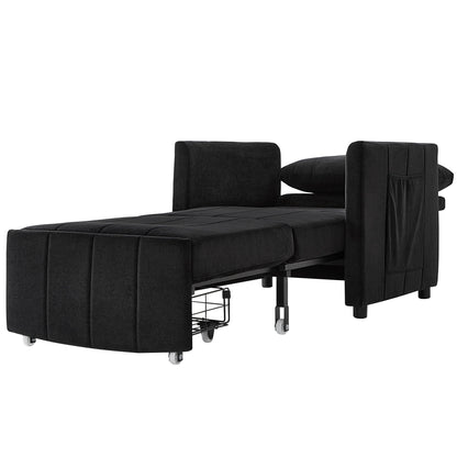 Convertible Sleeper Sofa and Storage Pockets