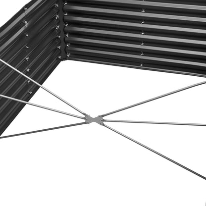 Metal Raised Garden Bed and Outdoor Planter