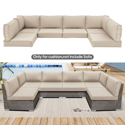 Outdoor Deep Seat Cushions for Sectionals