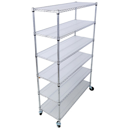 6 Tier NSF Metal Wire Shelving Unit for Storage
