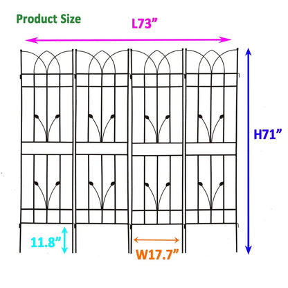 Rustproof Metal Trellis For Climbing Plants