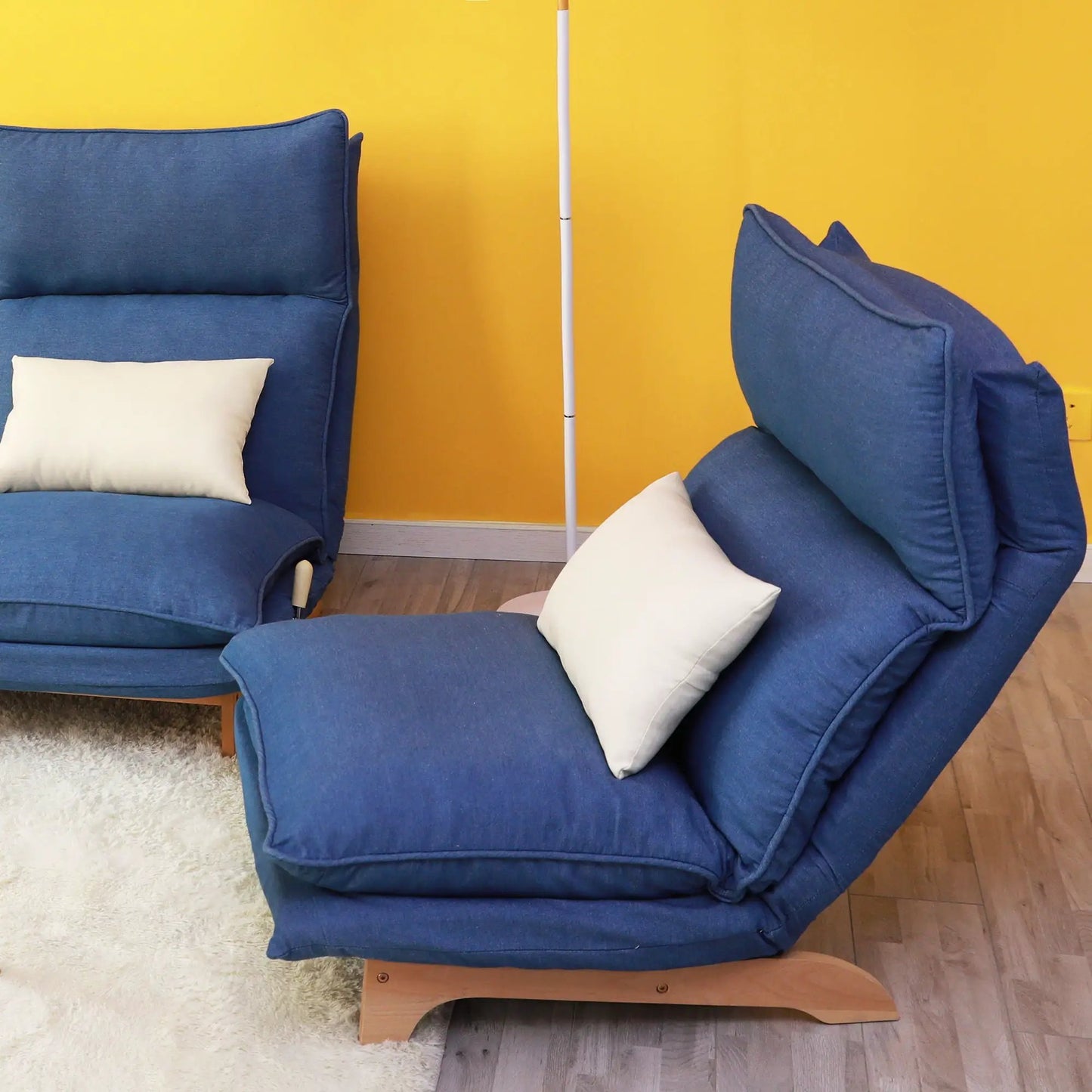 Single Lazy Sofa Chair Leisure Foldable Recliner