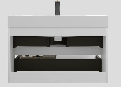 Alice Wall Mounted Floating Vanity With Sink