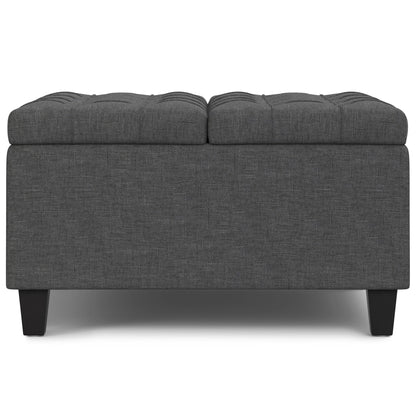 Harrison Upholstered Coffee Table Storage Ottoman