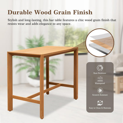 Sturdy And Weatherproof Outdoor Bar Table
