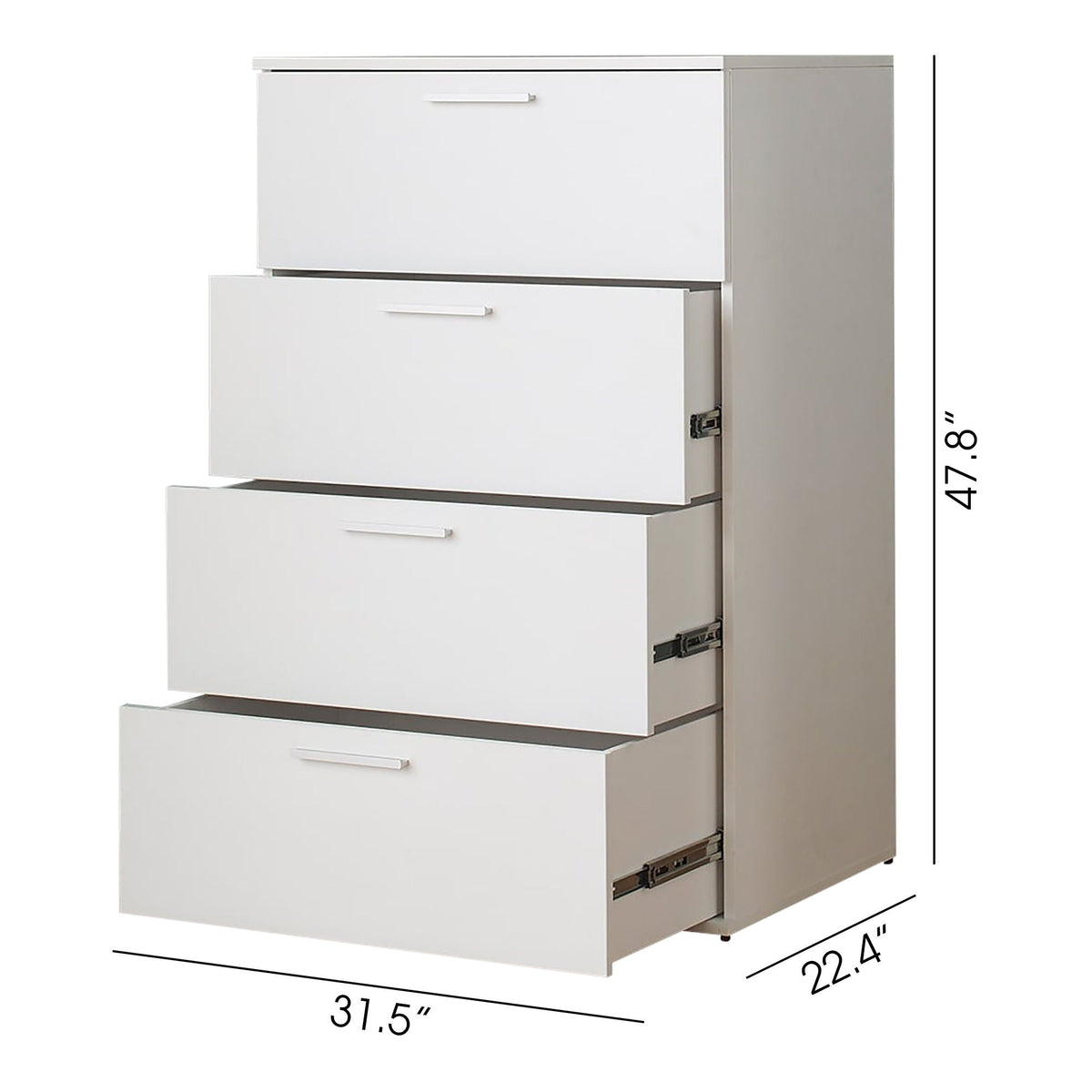 Oliver Farmhouse Jumbo Chest with 4 drawers white accent storage chest by HouseOfZazla on Tampa Home & Garden Store