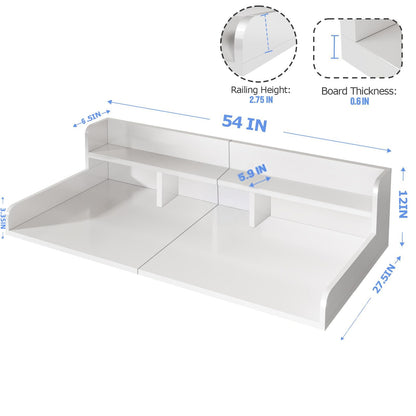 Washer-dryer countertop organizer, white with double-layer storage, HouseOfZazla on Tampa Home & Garden Store