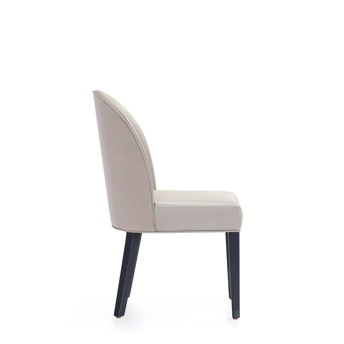 Dining chair set of 2 beige upholstered chairs with dark legs on Tampa Home & Garden Store