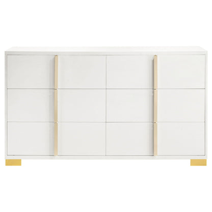 Jeremiah Modern Bedroom Set and Led Headboard