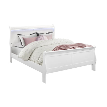 Charleston 5 Piece Bedroom Set With LED Headboard