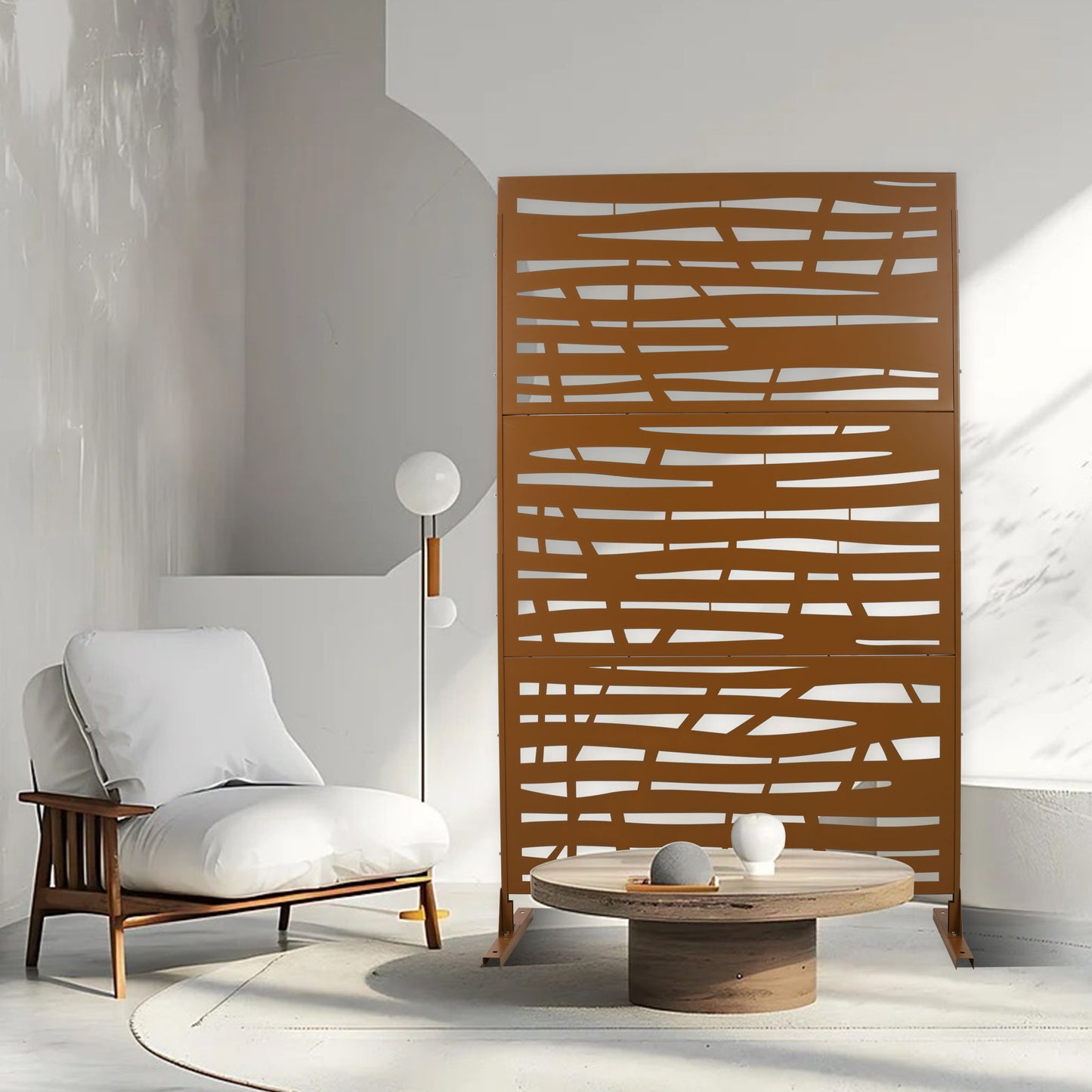 Indoor and Outdoor Metal Privacy Room Screen