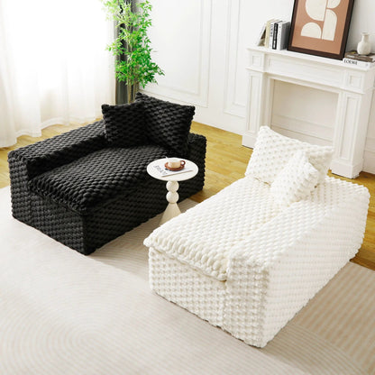 Luxury Multifunctional Sofa for Living Room in black knitted upholstery by Unique Piece Furniture on Tampa Home & Garden Store