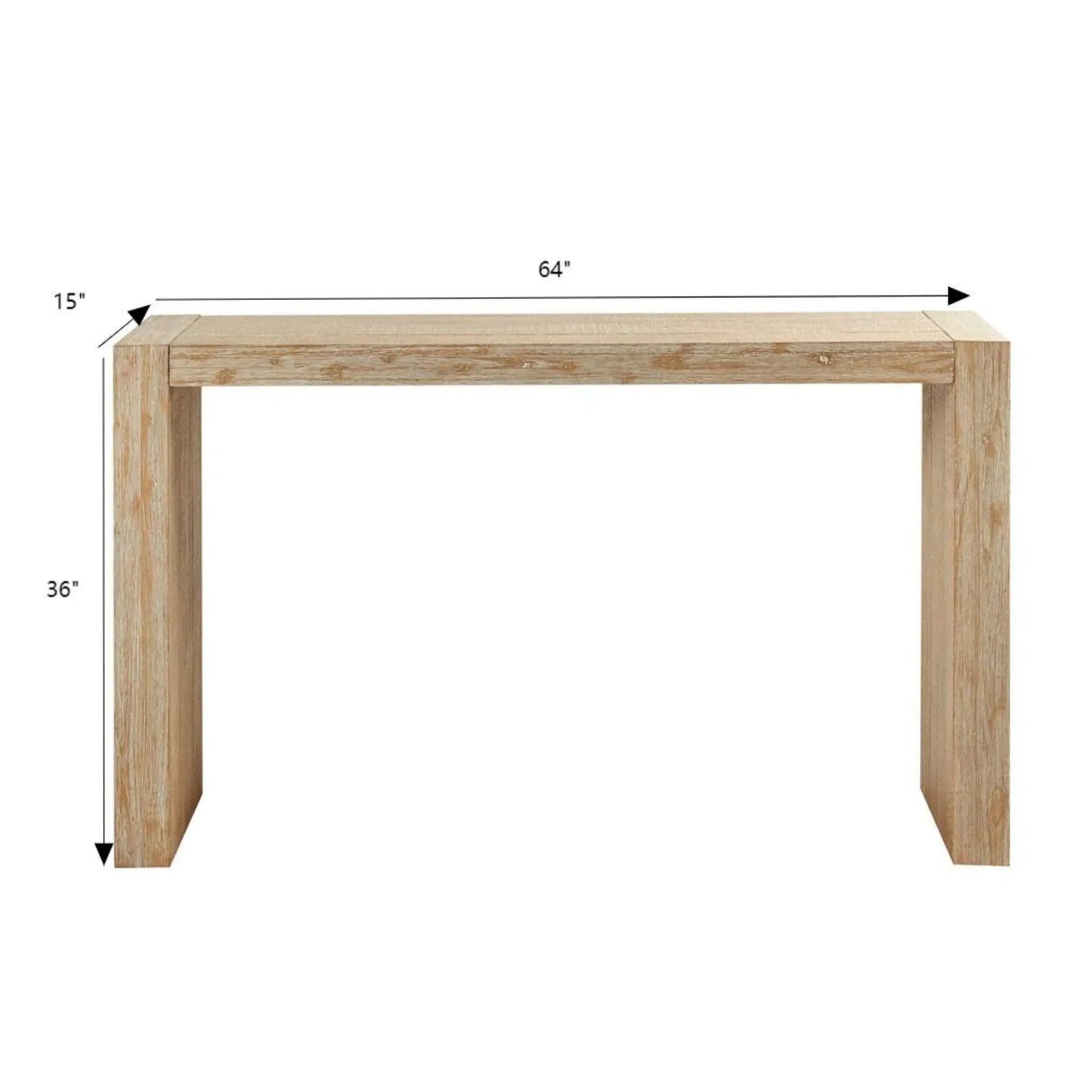 Modern Design Console Table In Tobago Smoke